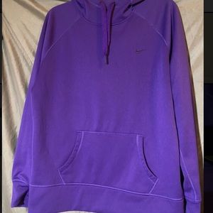 Purple Nike Therma-Fit Hoodie